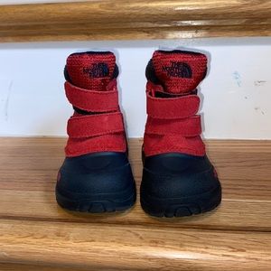 North Face Baby Boy Winter Boots Size 6